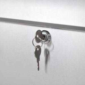 Brevlåda i rostfritt stål