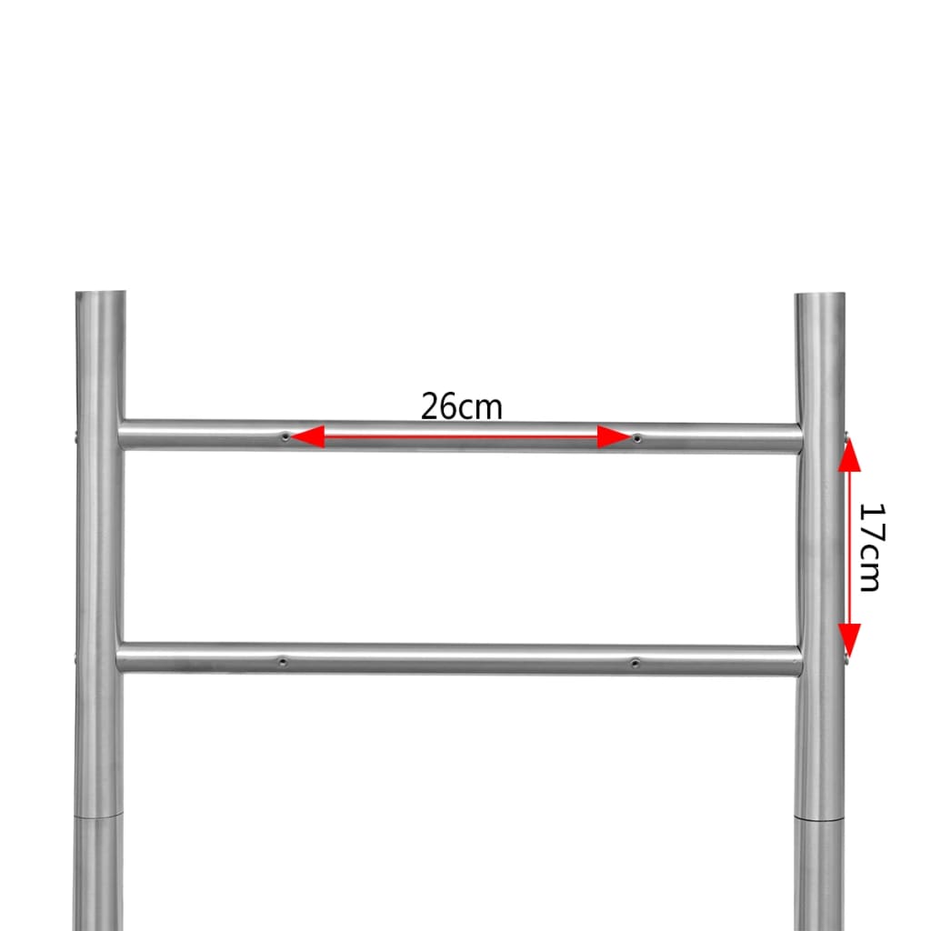Ställning för brevlåda rostfritt stål