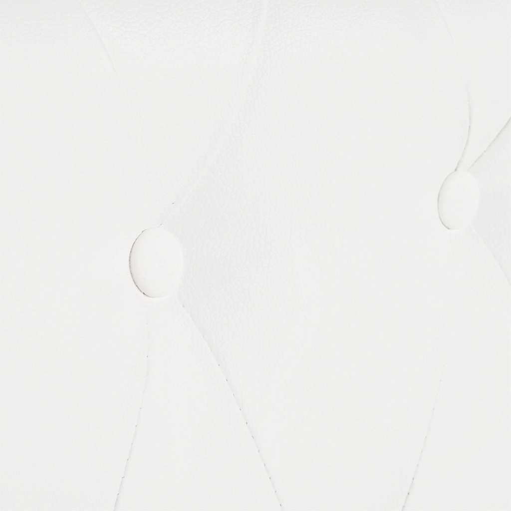 Chesterfield 3-sits konstläder vit