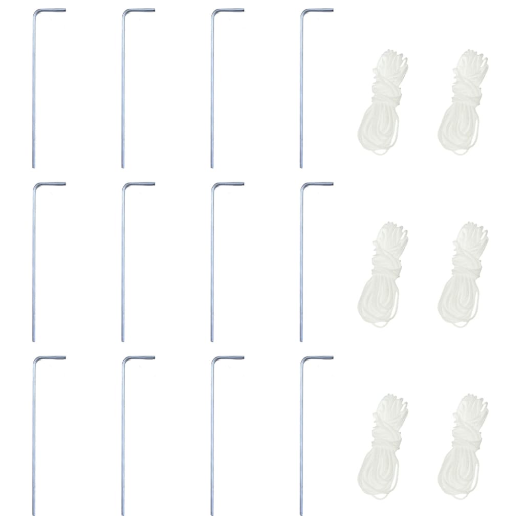 Pop-Up Hopfällbart partytält sexkantigt grå 3,6x3,1 m