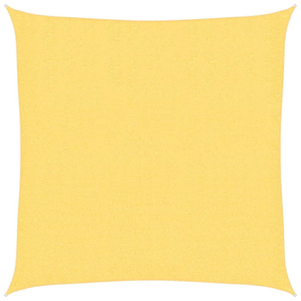 Solskärmssegel HDPE kvadratiskt 3,6 x 3,6 m beige