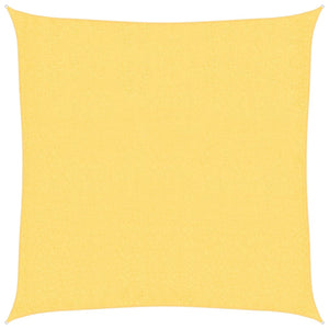 Solskärmssegel HDPE kvadratiskt 3,6 x 3,6 m beige