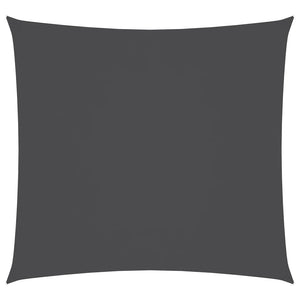 Solsegel Oxfordtyg kvadratiskt 3,6x3,6 m antracit