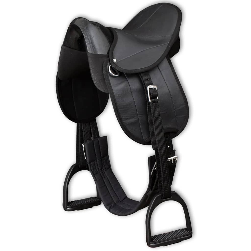 Sadelset ponny 10'' svart