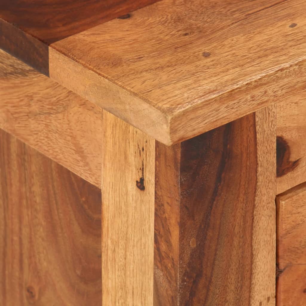 Tv-bänk 110x30x40 cm massivt trä