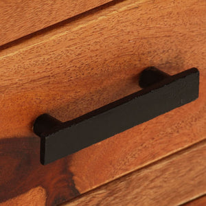 Tv-bänk 110x30x40 cm massivt trä