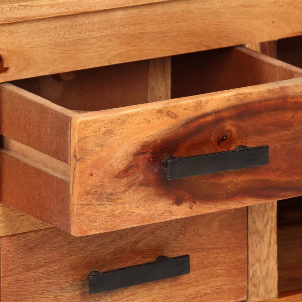 Tv-bänk 110x30x40 cm massivt trä