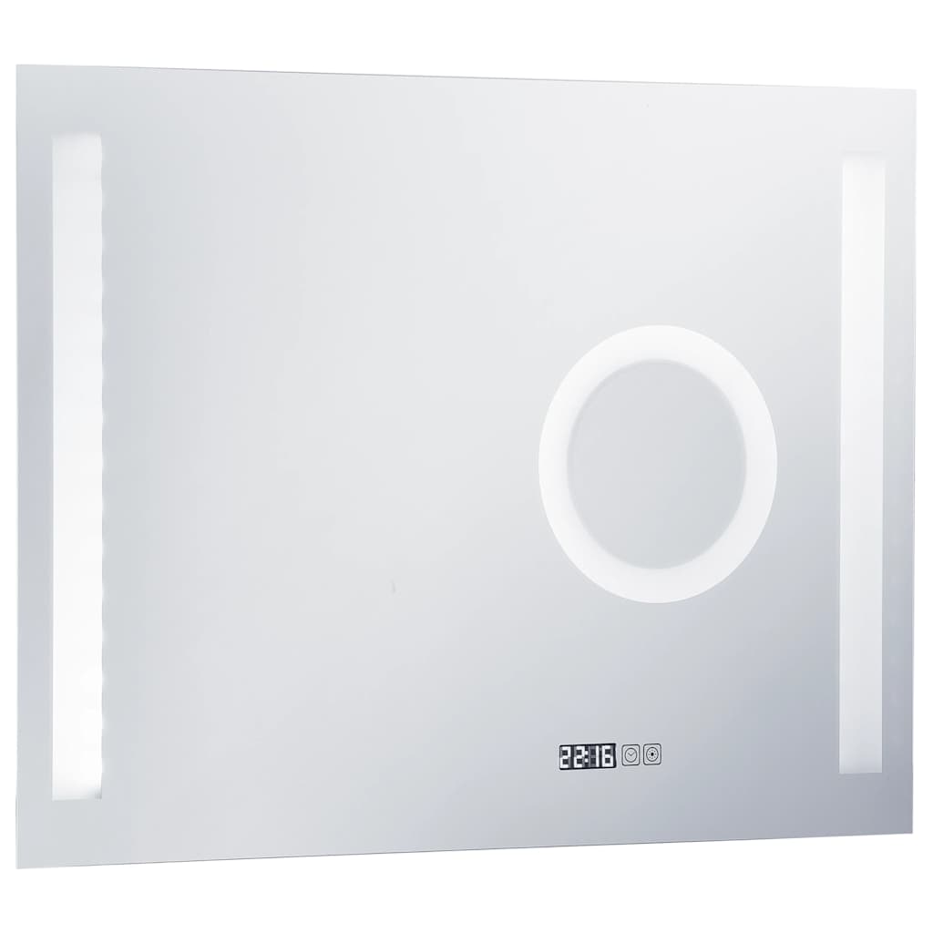 Badrumsspegel LED med touch-sensor 80x60 cm