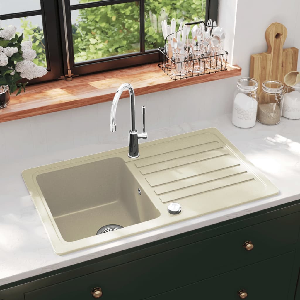 Diskho granit enkel beige