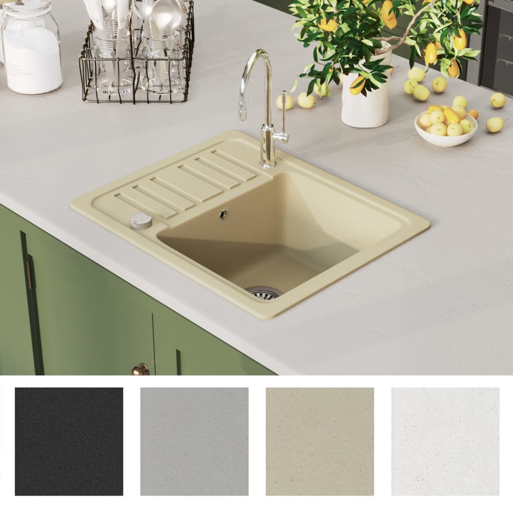 Diskho granit enkel beige