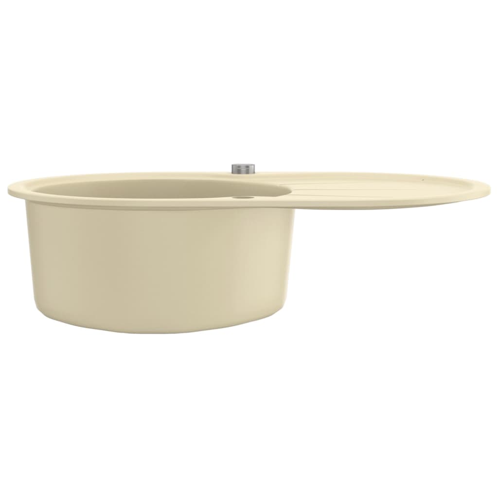 Diskho granit enkel oval beige