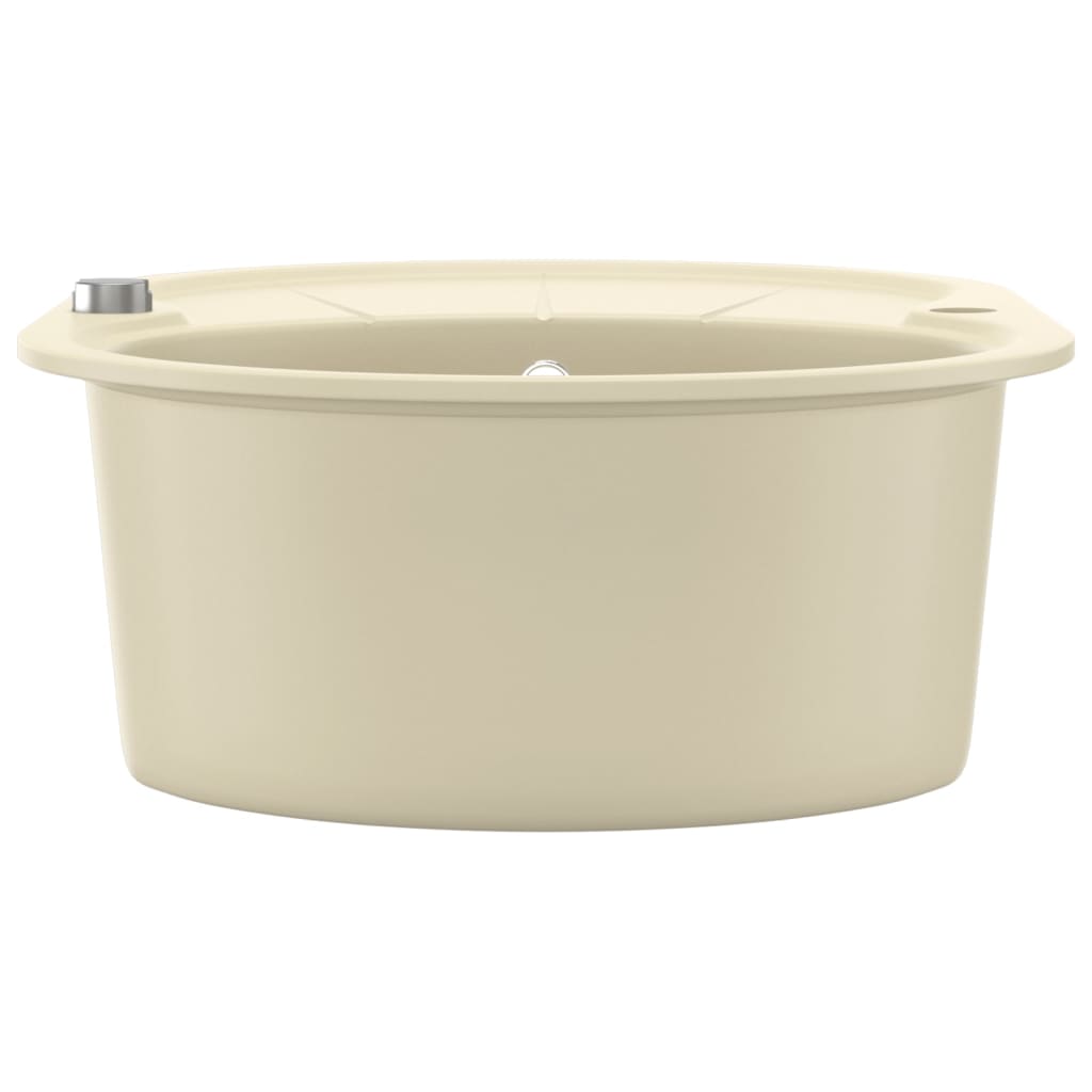 Diskho granit enkel oval beige