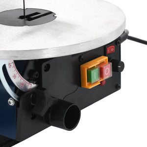 Elektrisk figursåg med fotpedal och LED-lampa 125 W