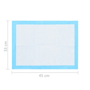 Träningsdynor för husdjur 100 st 45x33 cm ovävt tyg