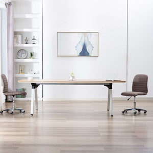 Matstolar 2 st taupe tyg