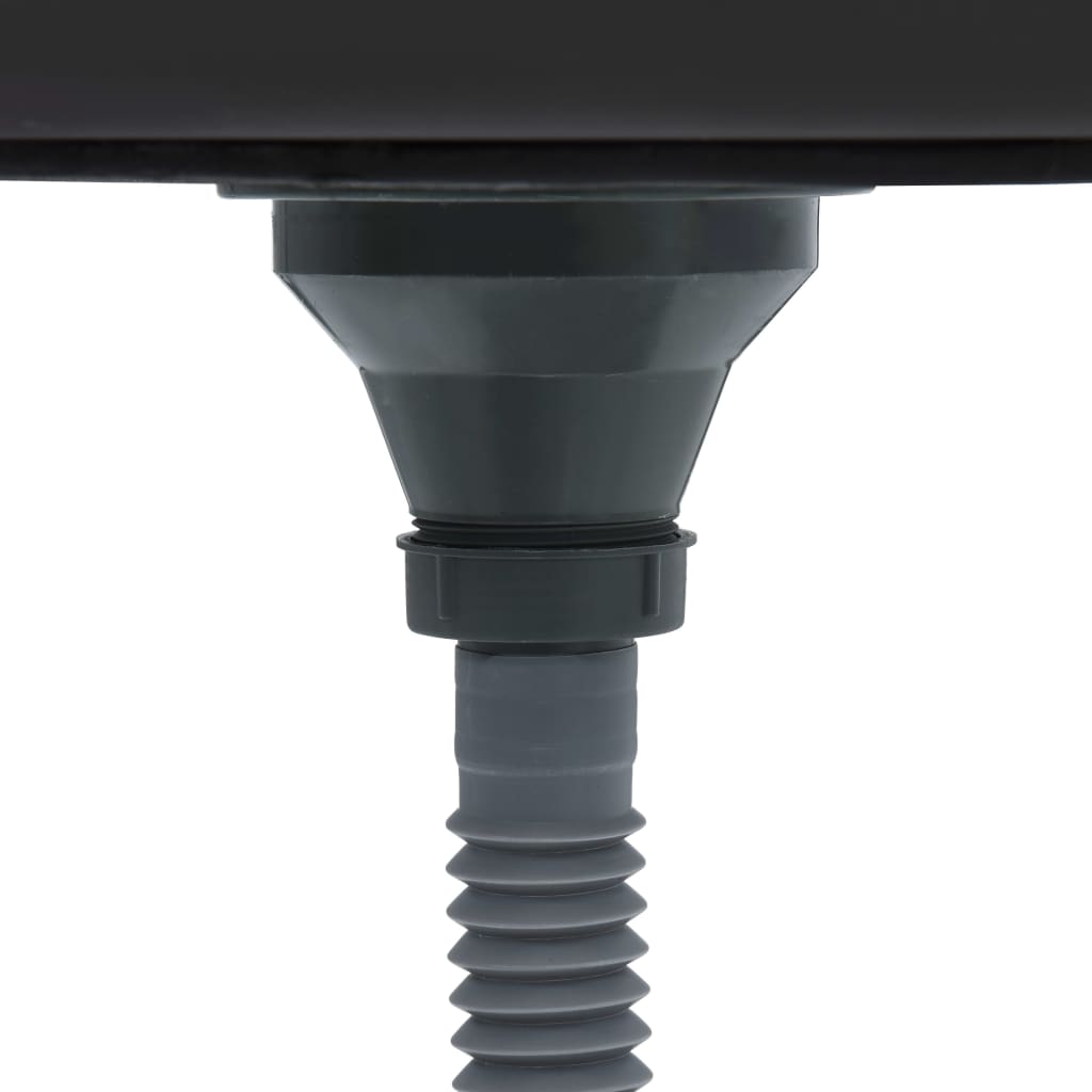 Diskbänk med sil och vattenlås rostfritt ståls