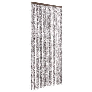 Insektsdraperi brun och beige 100x220 cm chenille