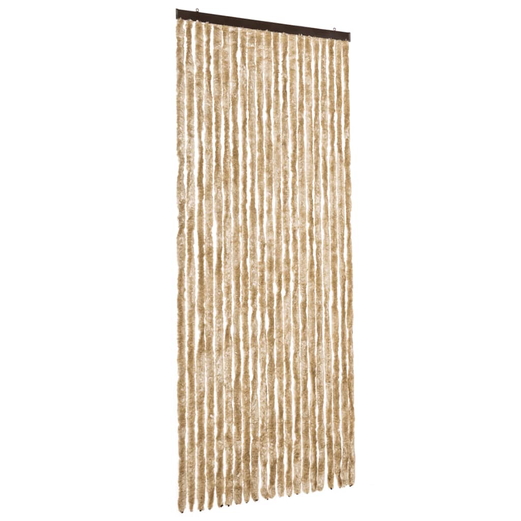 Insektsdraperi beige 90x220 cm chenille