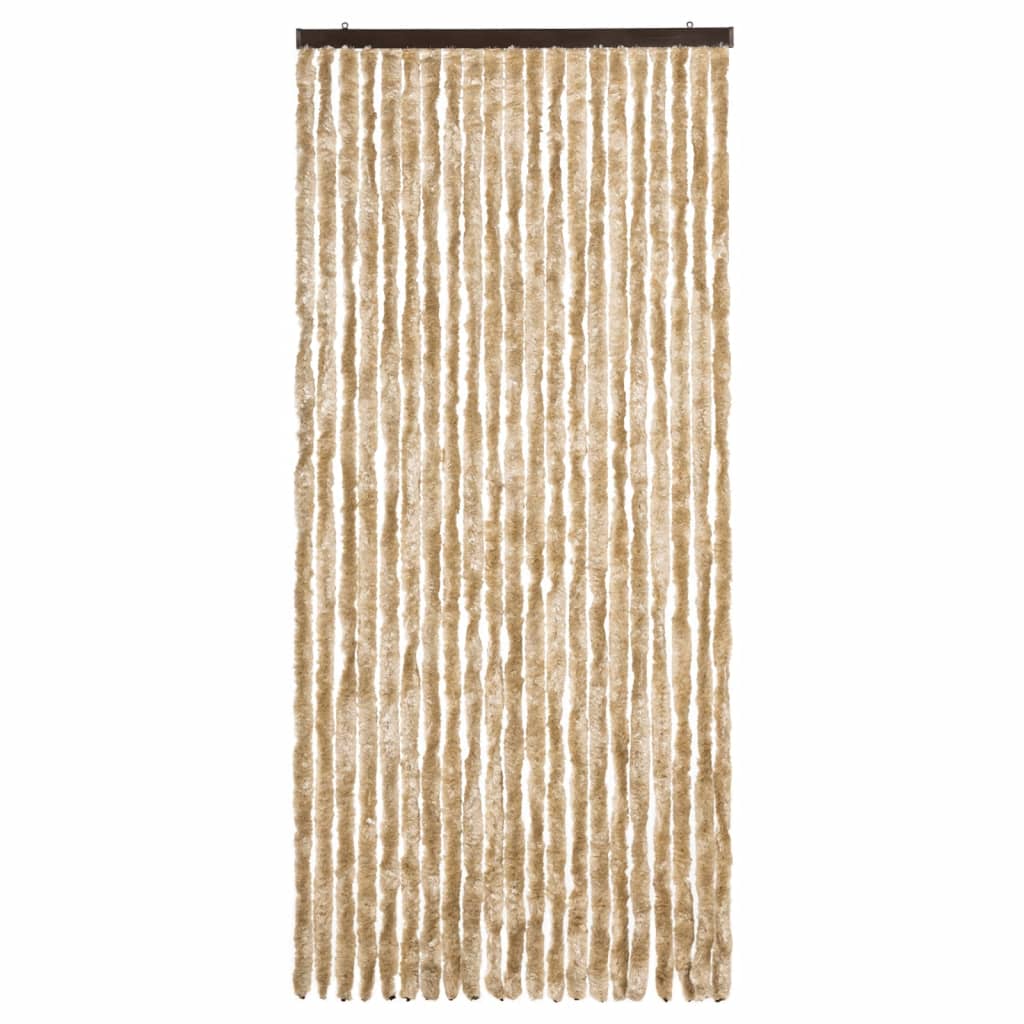 Insektsdraperi beige 90x220 cm chenille