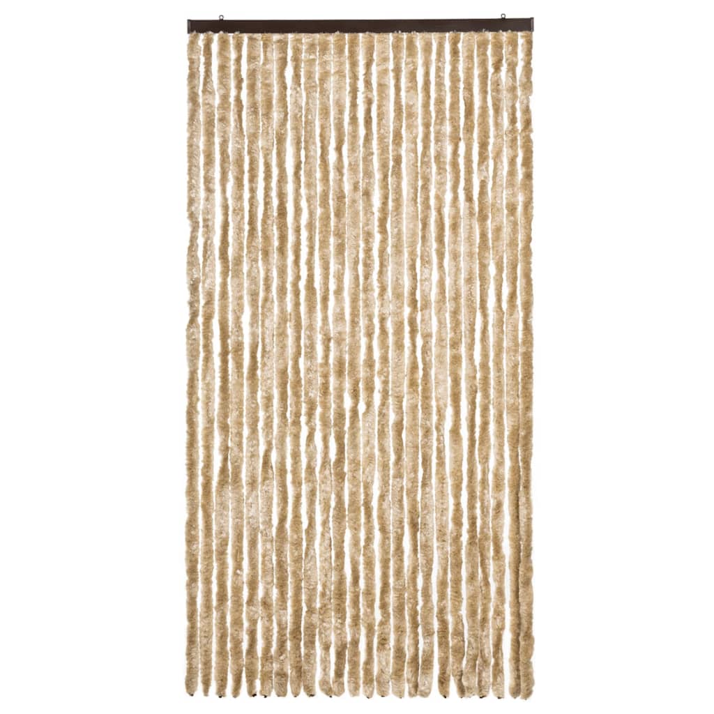 Insektsdraperi beige 100x220 cm chenille