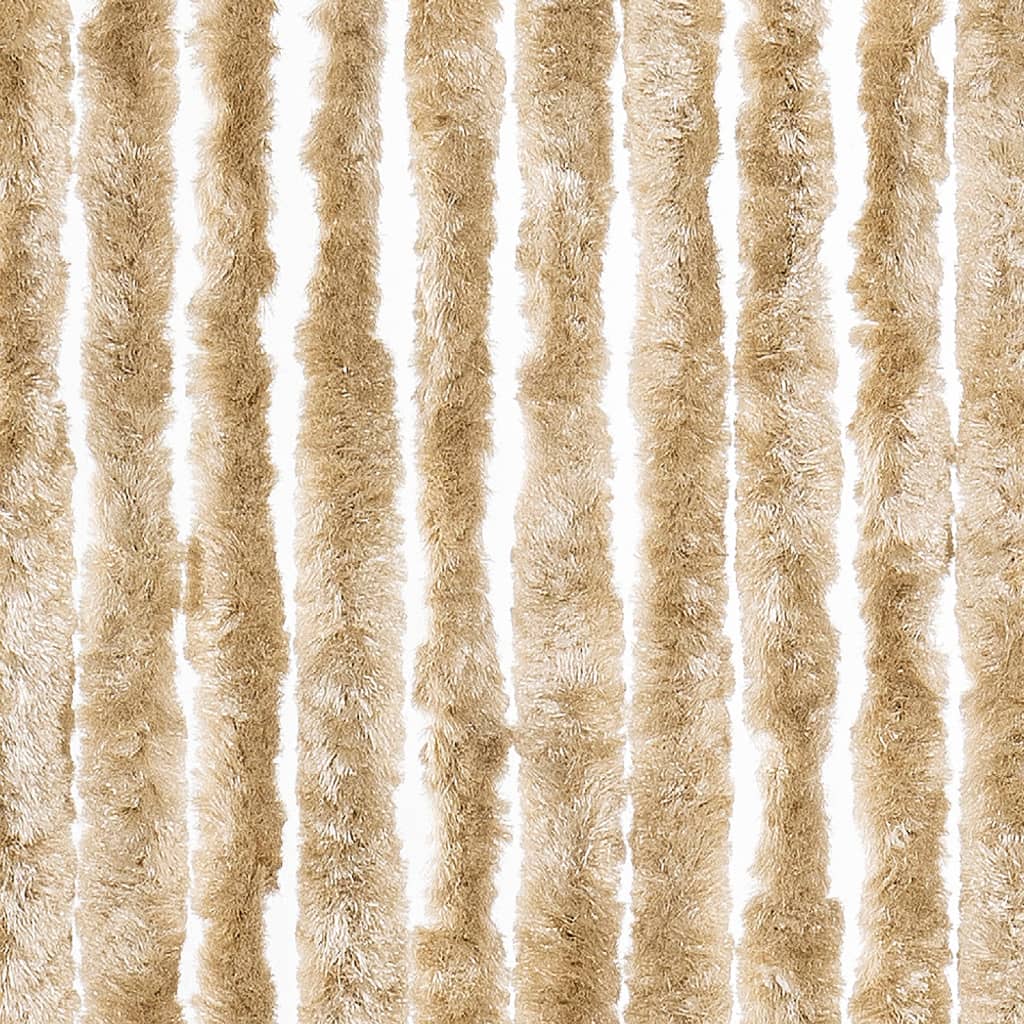 Insektsdraperi beige 100x220 cm chenille