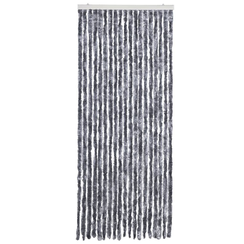 Insektsdraperi silver 56x185 cm chenille