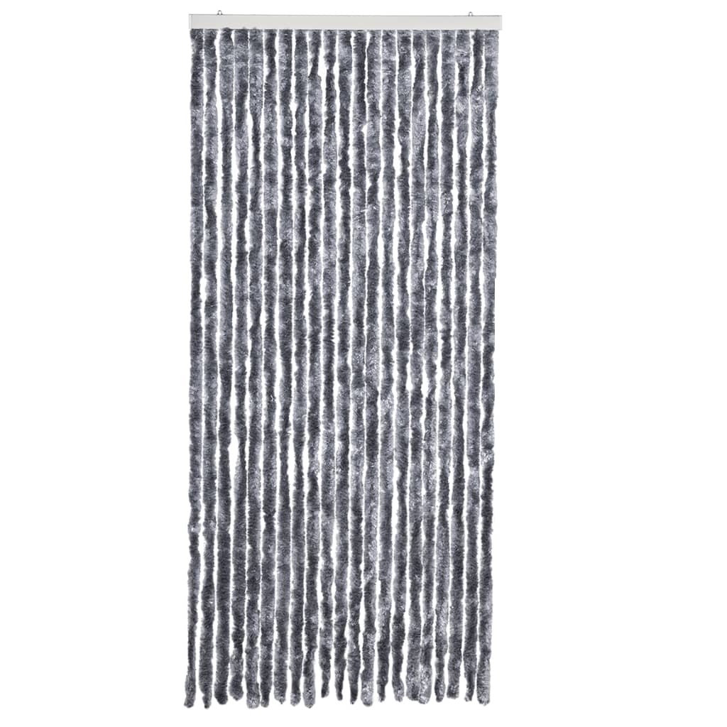 Insektsdraperi silver 90x220 cm chenille