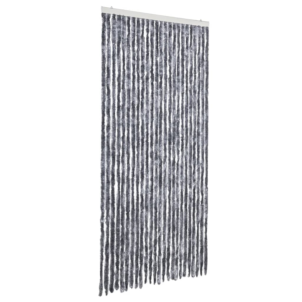 Insektsdraperi silver 100x220 cm chenille