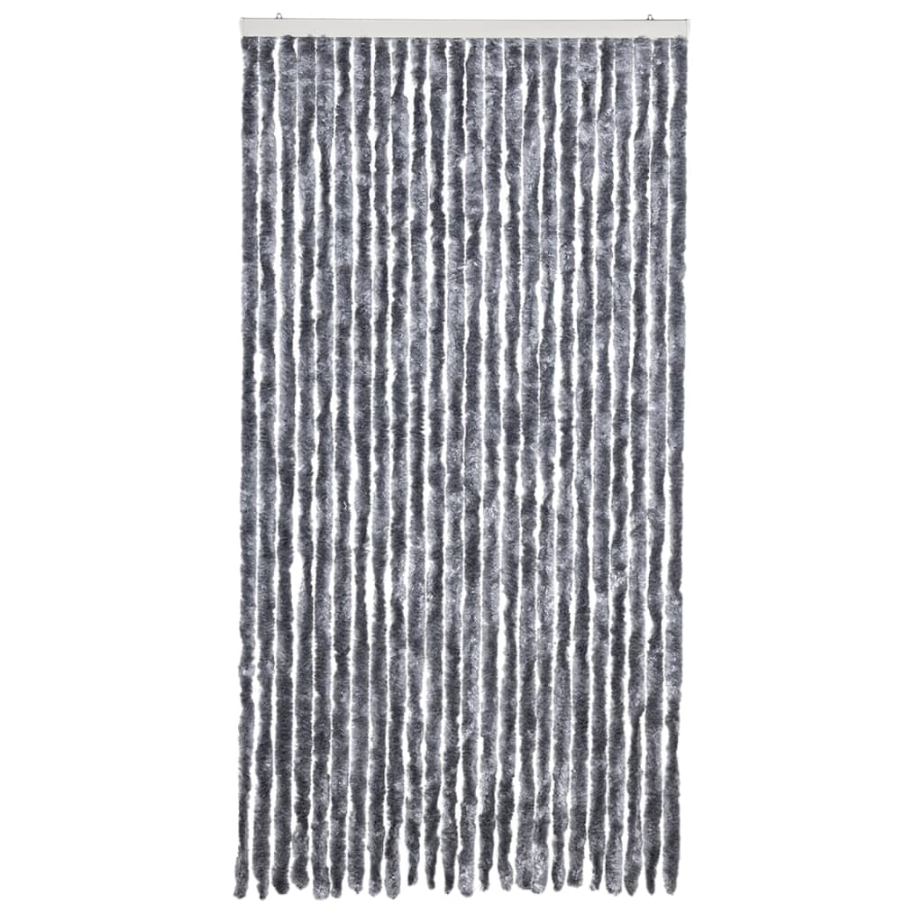Insektsdraperi silver 100x220 cm chenille