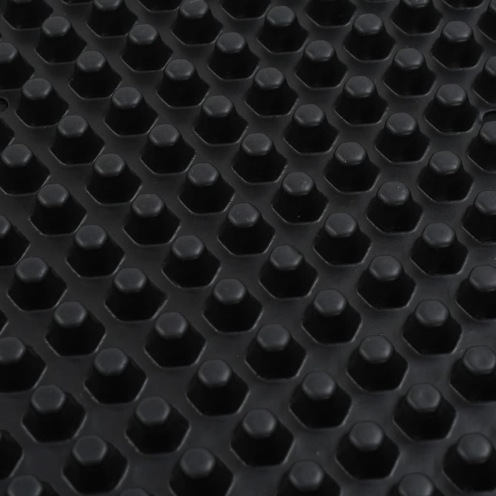 Djurtoalett 2 st med tråg & konstgräs grön 76x51x3 cm WC