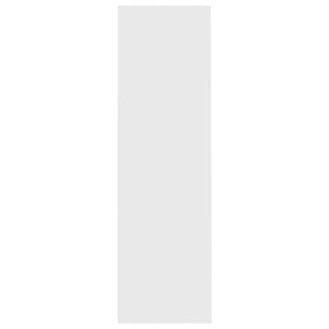 Bokhylla vit 97,5x29,5x100 cm konstruerat trä