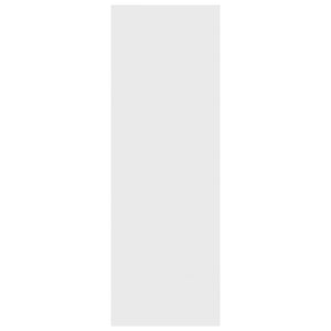 Bokhylla/skänk vit 66x30x98 cm konstruerat trä