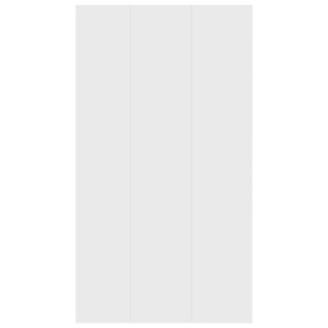 Bokhylla/skänk vit 66x30x98 cm konstruerat trä