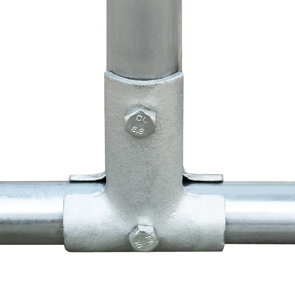 Hönsbur för utomhusbruk 2,75x6x1,92 m galvaniserat stål