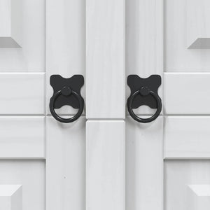 Bokhylla i mexikansk coronastil furu vit 80x40x170 cm