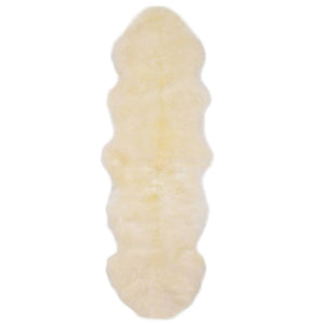 Fårfäll 60x180 cm vit