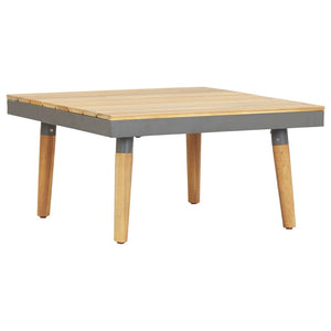 Loungegrupp för trädgården med dynor 7-sits delar massivt akaciaträ