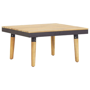 Loungegrupp för trädgården med dynor 7-sits delar massivt akaciaträ