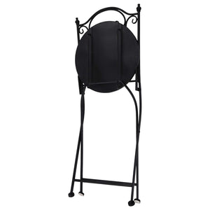 Caféstolar i mosaik 2 st brun keramik