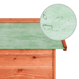 Garage för robotgräsklippare 72x87x50 cm massivt granträ