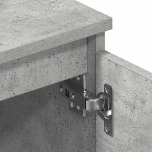 Tv-bänk betonggrå 140x40x35,5 cm konstruerat trä