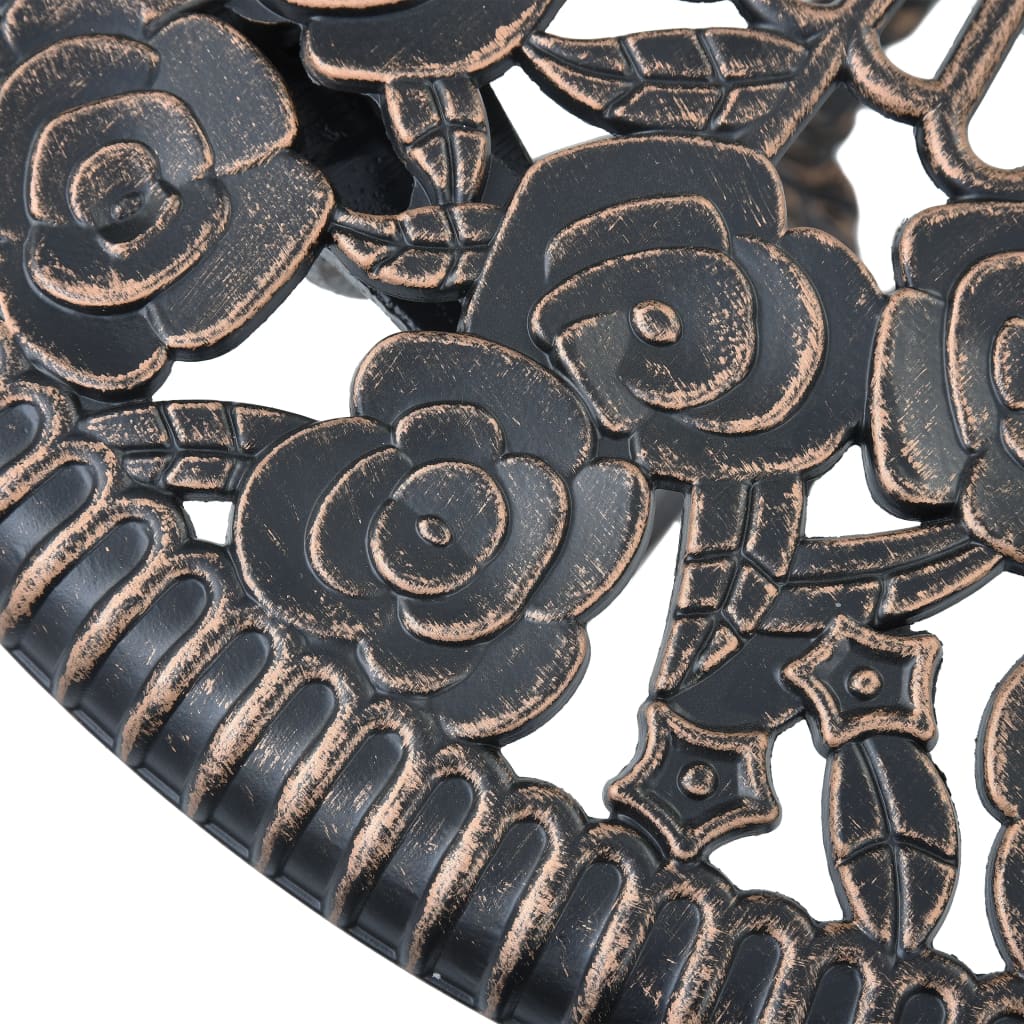 Caféset 3 delar gjuten aluminium