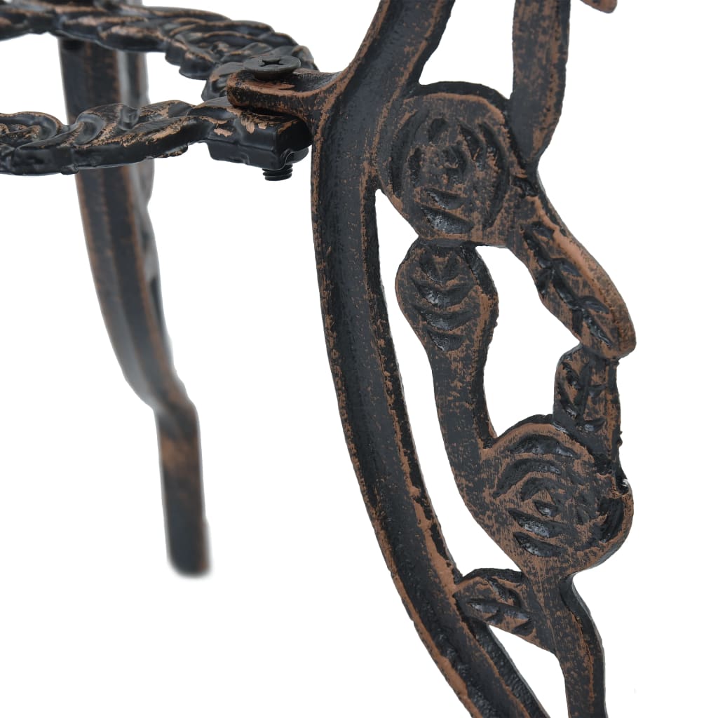 Caféset 3 delar gjuten aluminium