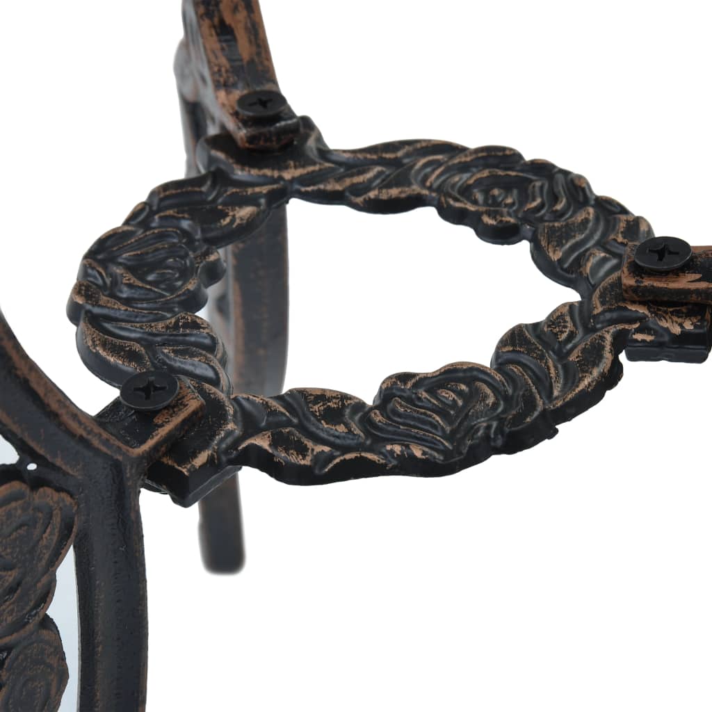 Caféset 3 delar gjuten aluminium