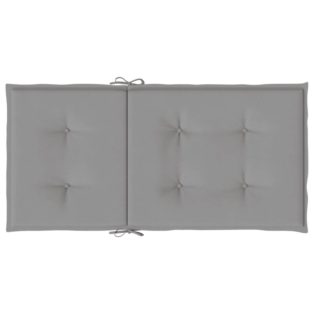 Stolsdynor 2 st grå oxfordtyg