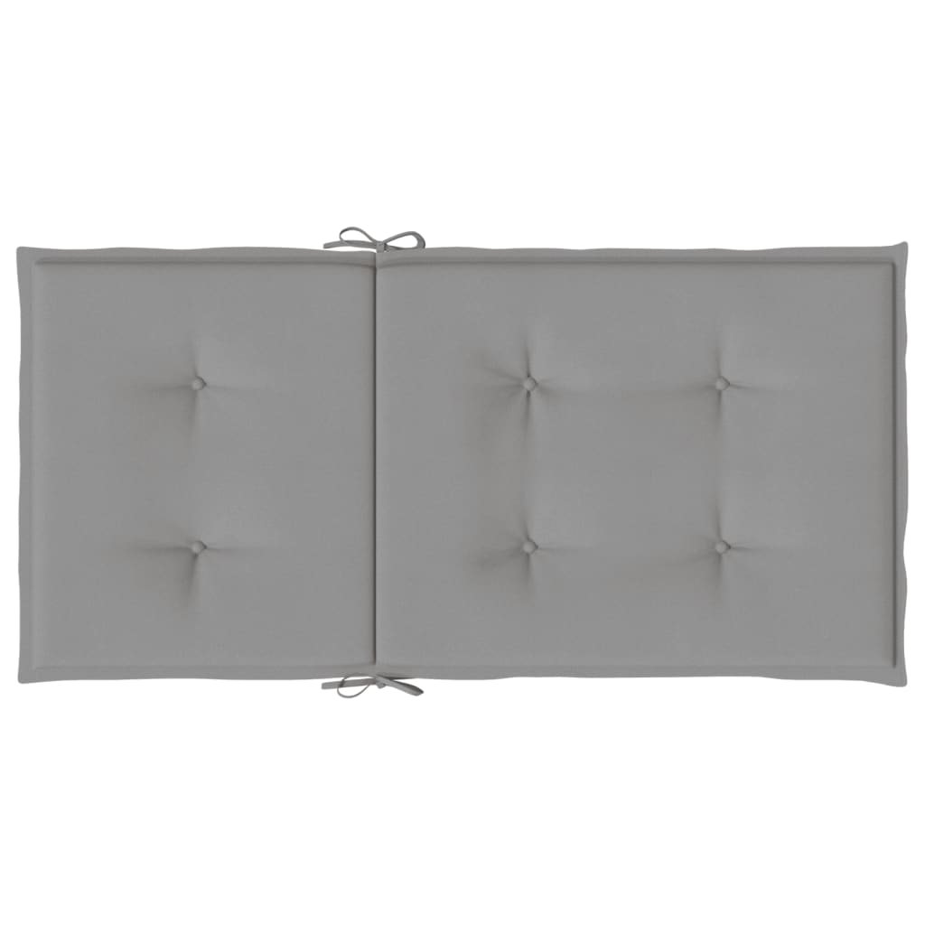 Stolsdynor 4 st grå oxfordtyg