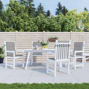 Stolsdynor 4 st grå oxfordtyg