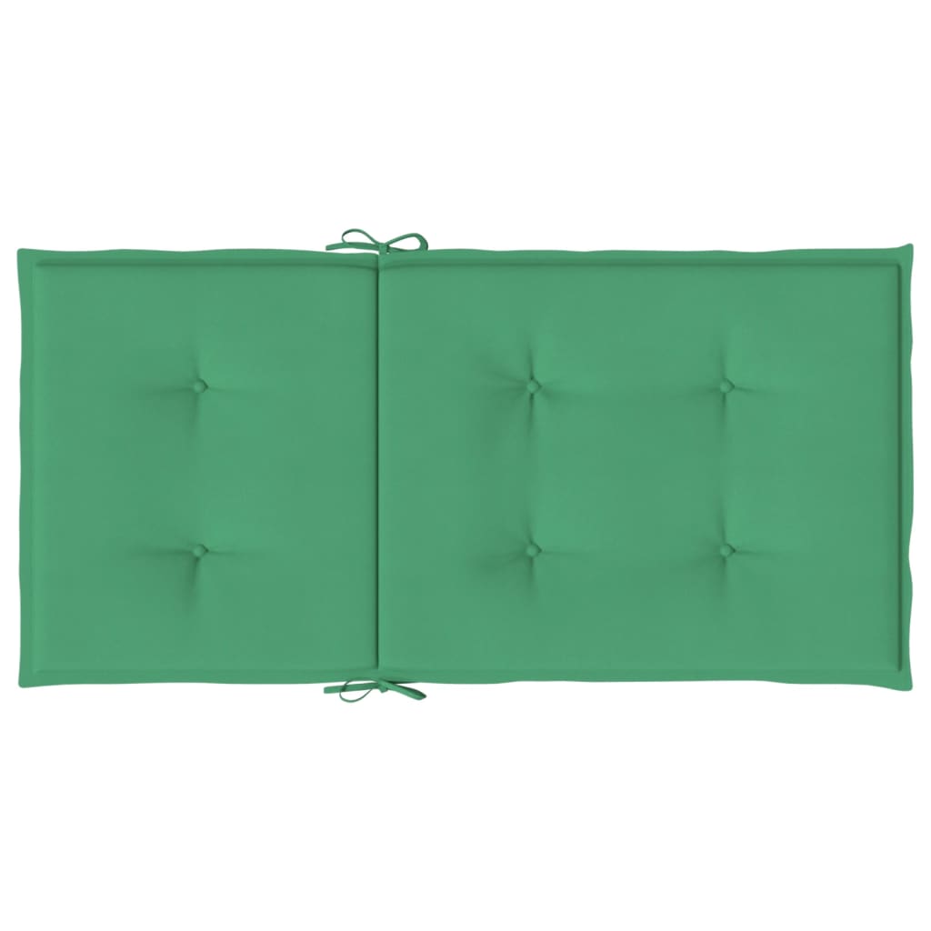 Stolsdynor 4 st grön 100x50x3 cm oxfordtyg