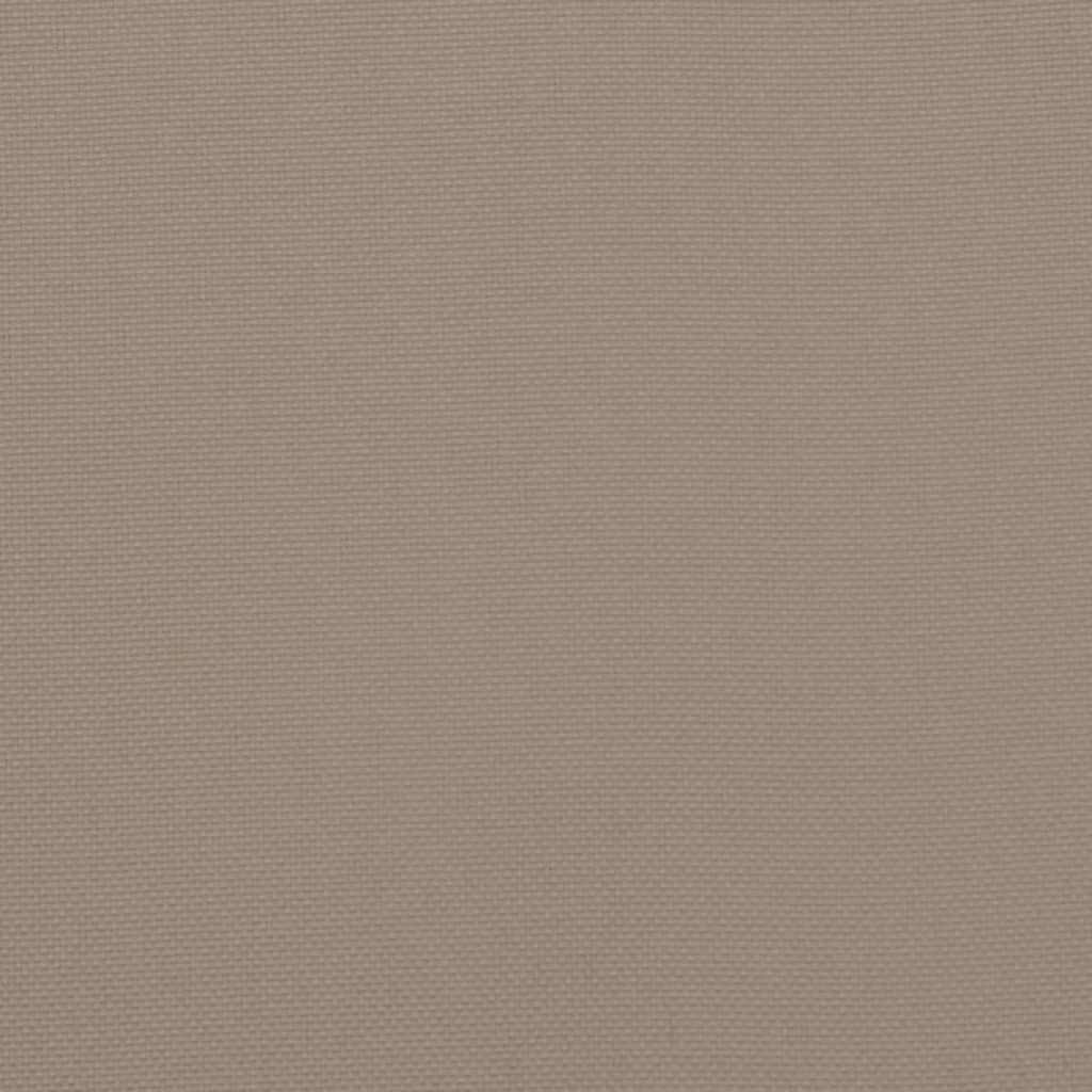 Stolsdynor 2 st taupe 100x50x3 cm oxfordtyg