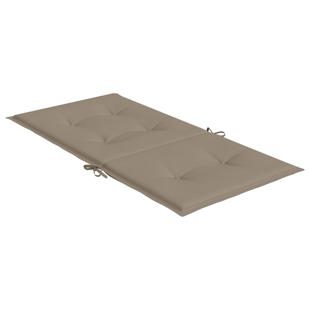 Stolsdynor 4 st taupe 100x50x3 cm oxfordtyg